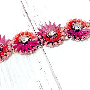 Zinnia Crystal Bracelet NWOT